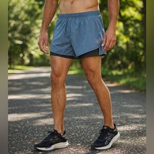 New Balance Men’s 2-in-1 Running Shorts Medium